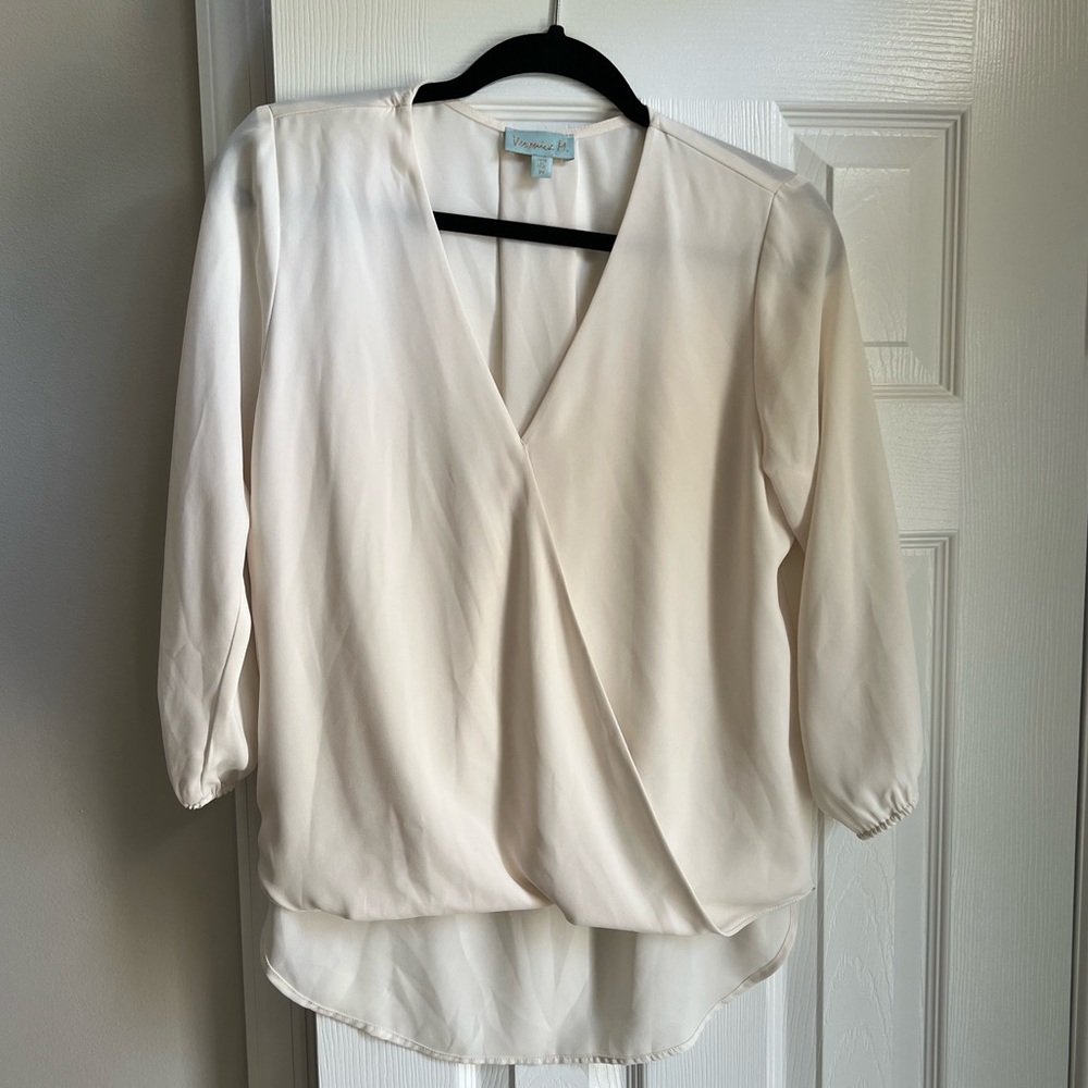 Veronica M Ivory blouse